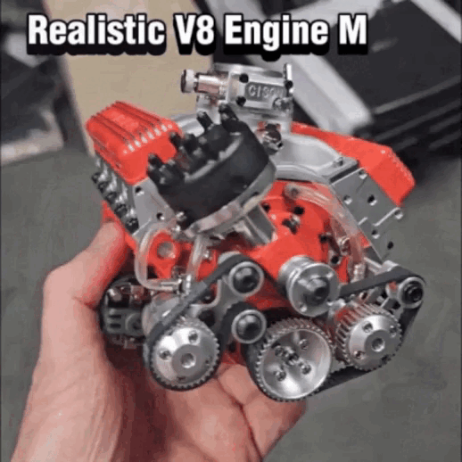 🎉Last Day Promotion 50% OFF  - Gasoline OHV V8 Small-block Engine Model Kits