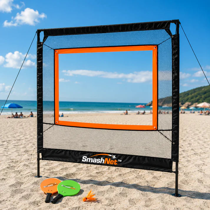 SmashNet Portable Indoor Outdoor Smash Net Interactive Game Kit